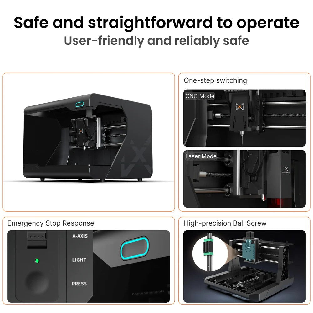 HiMill D1S - Pro Desktop CNC with Ball Screws & QTC