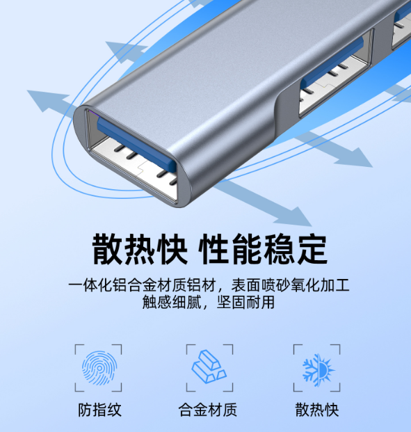 USB Hub, 4-Port Mini USB Data Dongle,USB Hub 3.0, USB Hub 2.0, USB Adapter, USB Expander Hub for Laptop, Ultra Slim Portable USB Splitter for iMac Pro,MacBook Air, Mac Mini/Pro, Surface Pro-UH04-101