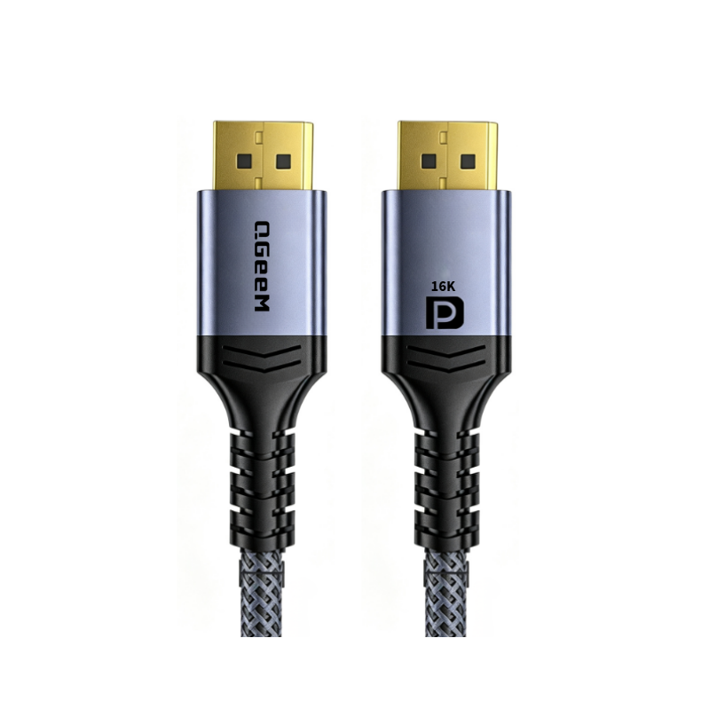 Displayport to Displayport 2.1 Cable, 80Gbps, 16K@60Hz/8K@120Hz/4K@240Hz/2K@360Hz DP to DP 2.1 Cord Compatible with HDR HDCP 2.3 DSC FreeSync G-Sync Monitor Graphics RTX 5090 4090 PC HDTV-AV99-1