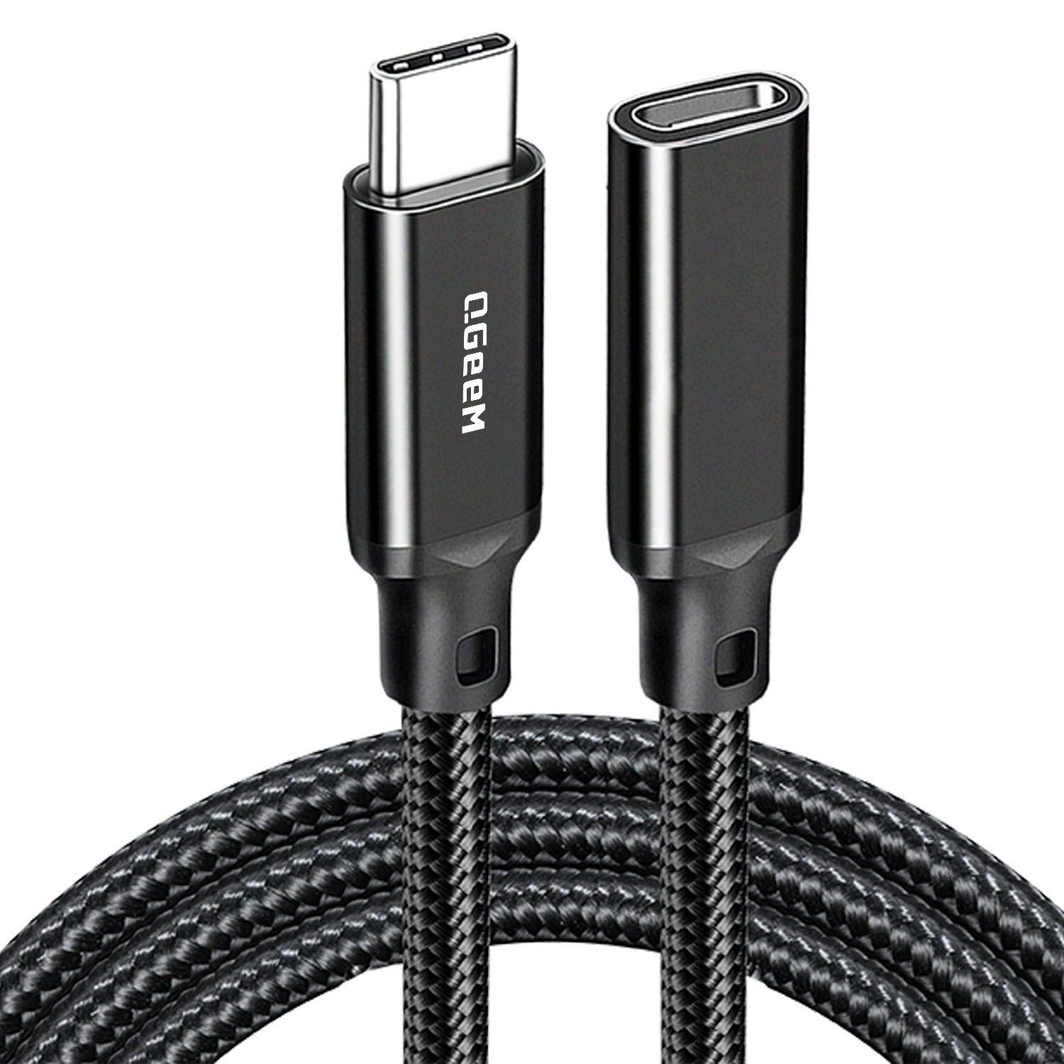 USB-C Extension Cable, 20Gbps USB Type C Male to Female Cable, PD240 Fast Charging,8K@60Hz Video Output for Tablets, USB Drives, Keyboards, Smartphones--CC0091-B