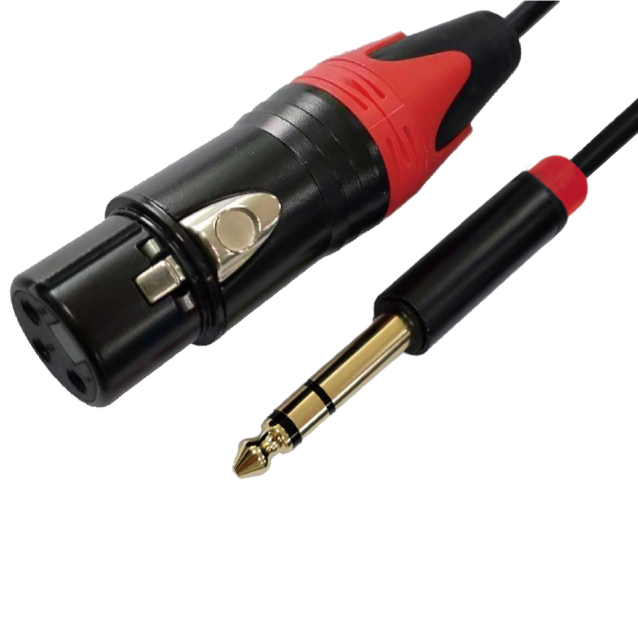 TRS 1/4 Inch 6.35mm to XLR Female Balanced Interconnect Audio Cable, 3Pin XLR to Quarter Inch Mic Cable for Microphone, Mixer, Guitar, AMP, Speakers - AU20-A