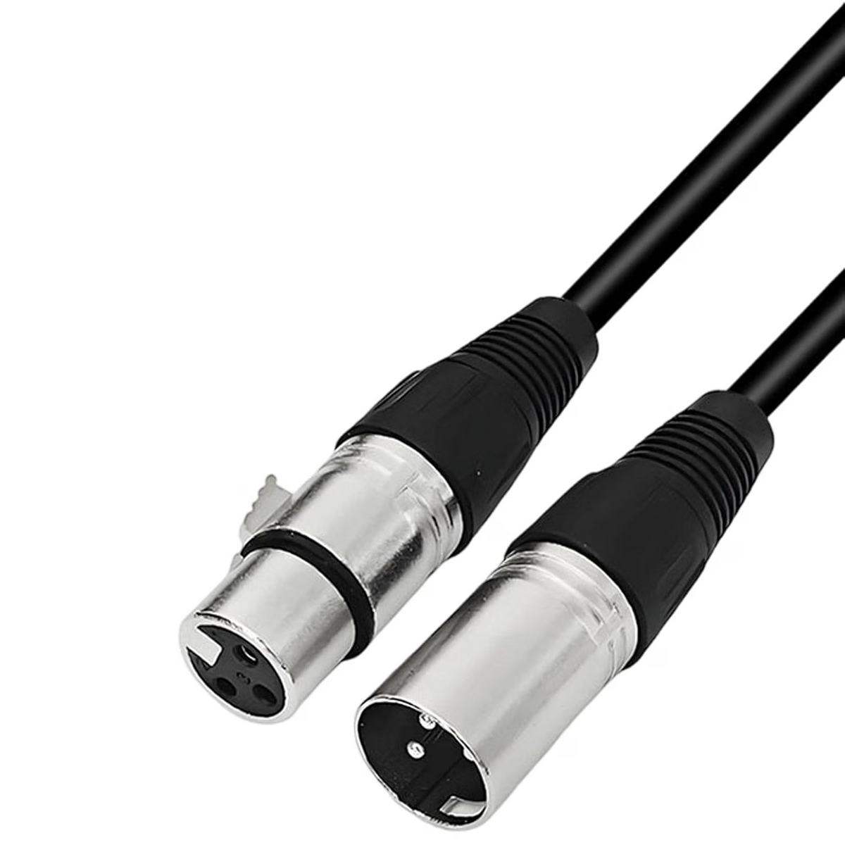 3 PIN XLR Cables – XLR Male to Female Microphone Cables, Balanced Audio with Low Noise Shielding, Flexible 6mm Jacket for PA System, Studio Recording & Live Sound-AU21-C