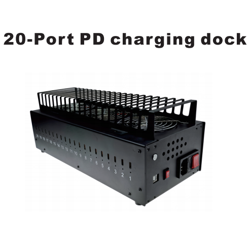 Phone Farm Box, Mobile Farm Server, USB-C Hub – an Integrated Device with 16-Port USB hub and Charging Station. Ideal for Farming Purposes.-UH16-C-480
