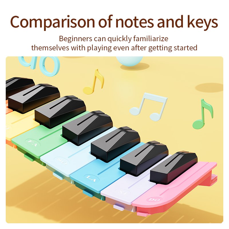 2024 Best Quality Kid's Gifts Mini Rechargeable Electronic Drum Piano Bluetooth Speaker With LED Flashing Light - QGeeM