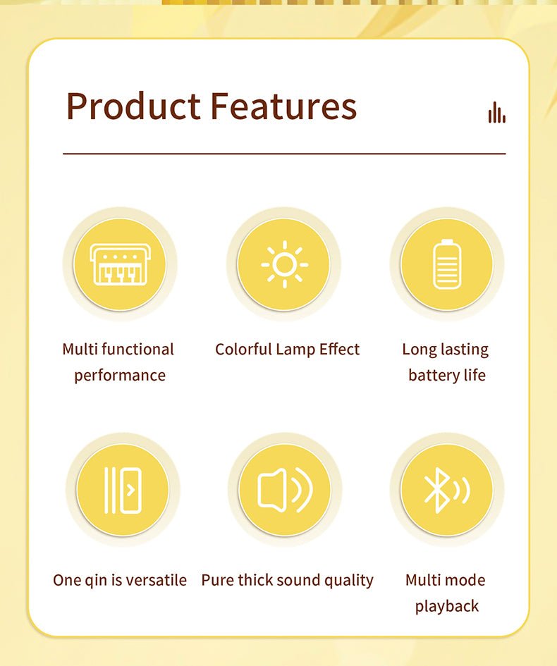 2024 Best Quality Kid's Gifts Mini Rechargeable Electronic Drum Piano Bluetooth Speaker With LED Flashing Light - QGeeM