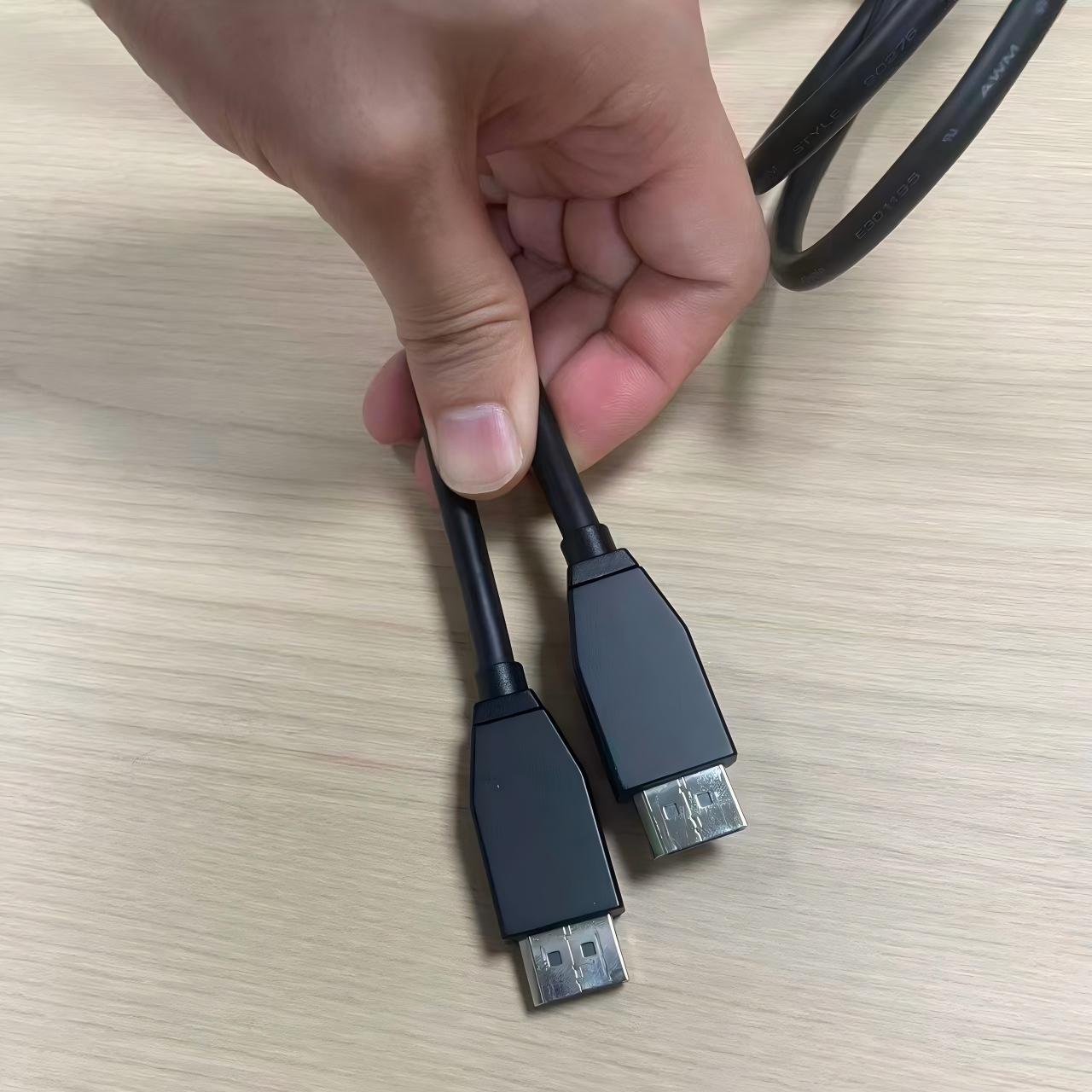 16K@30HZ DisplayPort 2.1 Cable 6 Ft, 54Gbps High Speed,16K@30HZ/8K@60HZ/4K@240HZ, HDR HDCP 3D UHBR DSC1.2a eARC, Display Port DP 2.0/1.4 Cord Compatible FreeSync G-Sync Video Card Monitor-AV100-A