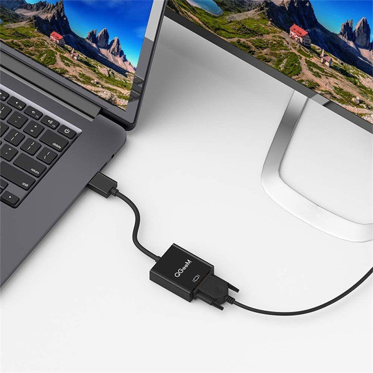 HDMI to VGA Connects Adapter,1080P@60Hz,Gold-Plated HDMI Male to VGA Female Adapter for Computer,Projector, HDTV, Desktop, Laptop, PC, Monitor, Chromebook,Roku, Xbox and More--AV07-B