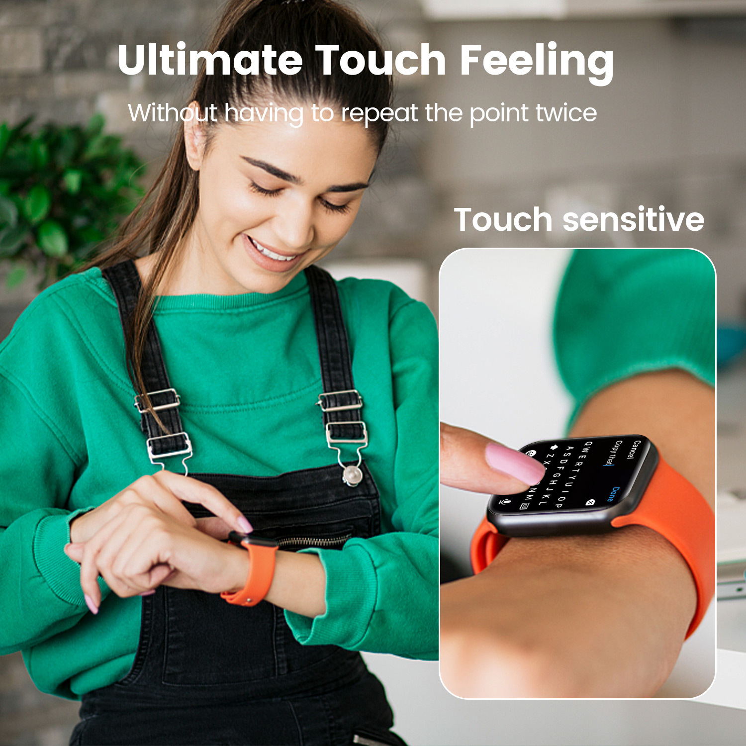 Suitable for Apple Watch Series 6 / 5 / 4 / SE 44mm 2-piece package. Dust-proof and dust-proof protective film kit with anti-drop and anti-dirt feature. Screen-printed tempered film (transparent + black border)