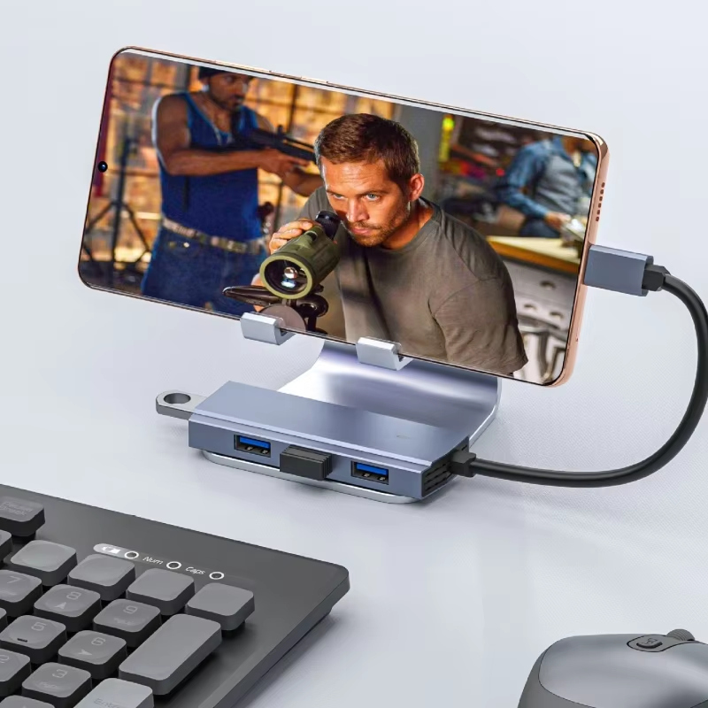 USB C Hub 4 in 1 with 4 Port USB 3.0 5Gbps High-Speed Adapter Compatible with Windows 10/8/8.1/7 / Vista / XP and Mac OS X, Linux and Chrome OS.