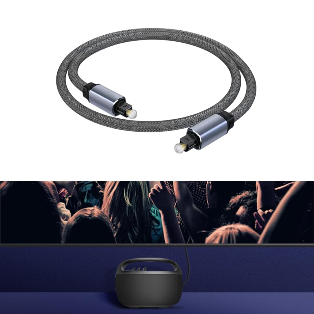 Digital Optical Cable Toslink SPDIF Coaxial Cable for TV Amplifiers Player DAC PS4 Soundbar HiFi Cable-AV81