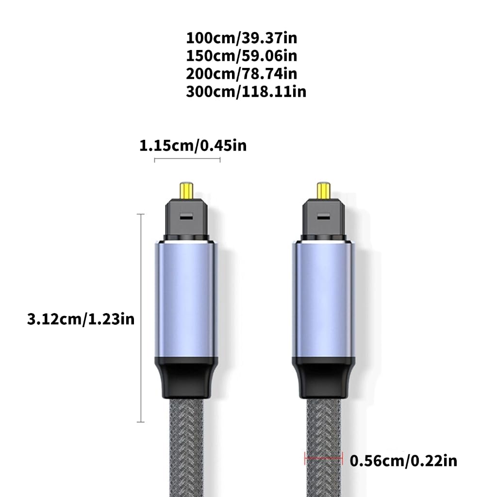 Digital Optical Cable Toslink SPDIF Coaxial Cable for TV Amplifiers Player DAC PS4 Soundbar HiFi Cable-AV81
