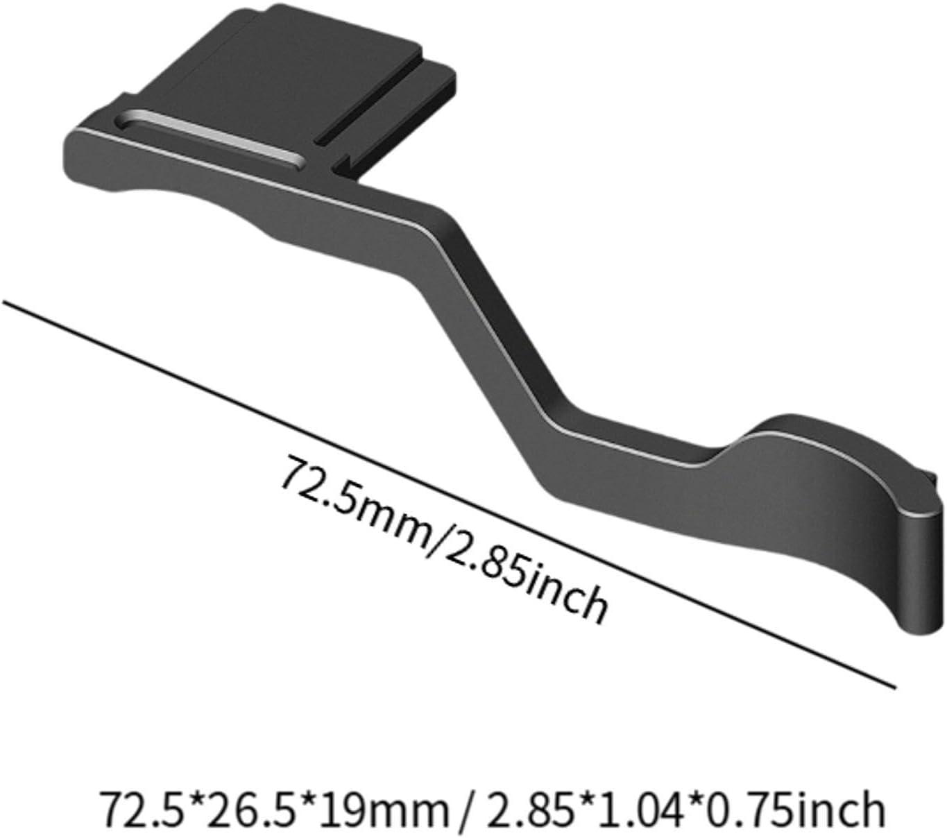 Metal Cap Hot Shoe Thumb Grip Photography Foam Pad Protective Accessory for Mirrorless Camera for XT50--X-T50-4025