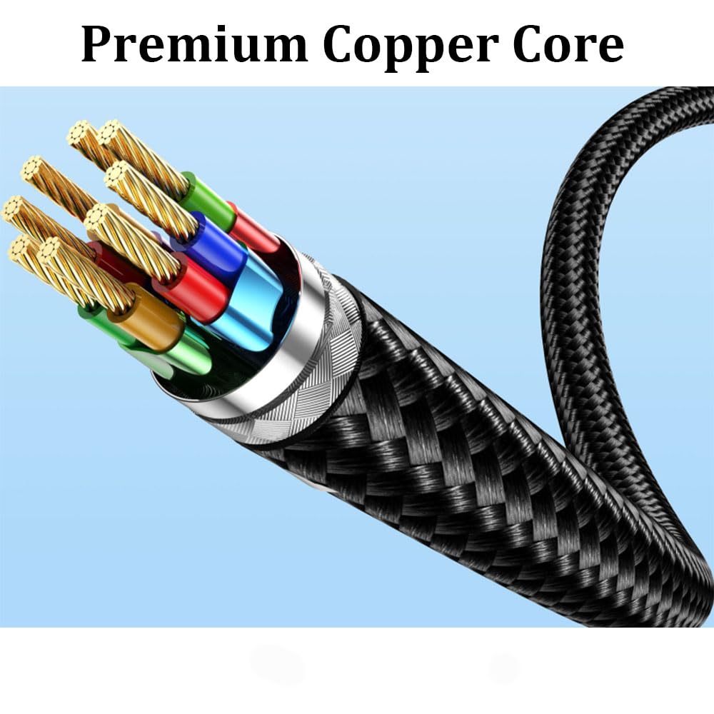 USB-C Extension Cable, 20Gbps USB Type C Male to Female Cable, PD240 Fast Charging,8K@60Hz Video Output for Tablets, USB Drives, Keyboards, Smartphones--CC0091-B