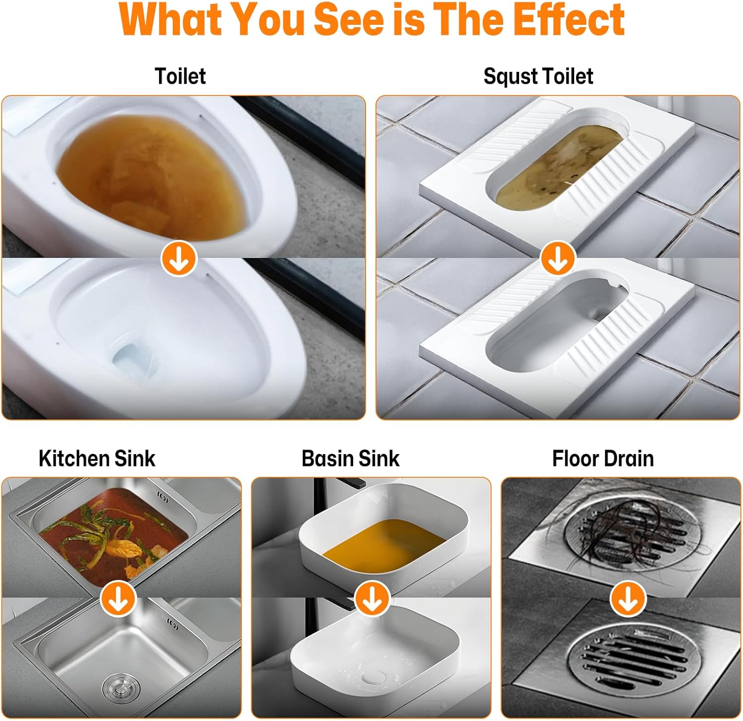 Electric Toilet Plungers for Bathroom,4 in 1 Toilet Unclogger,Auto-Inflation Toilet Plunger Clog Remover Get Instant Result,High Pressure Toilet Plunger Heavy Duty for Washbasin,Sinks,Floors Drain