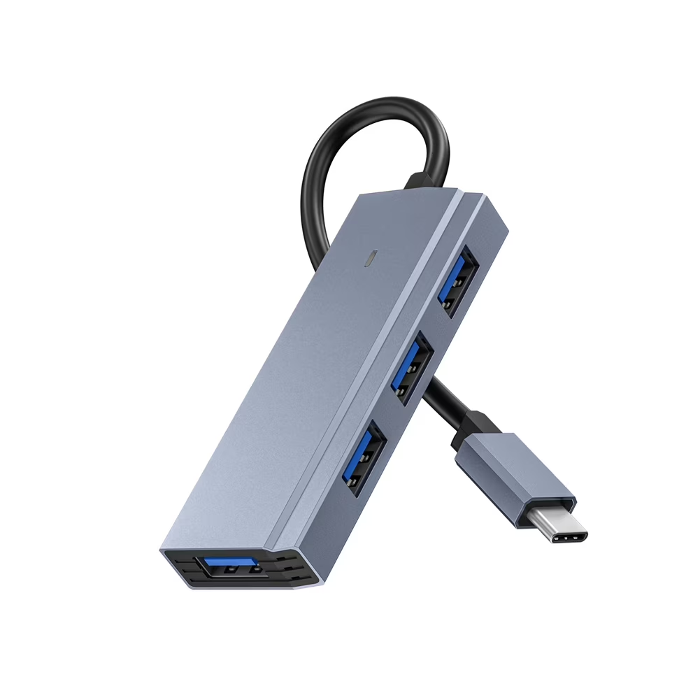 USB C Hub 4 in 1 with 4 Port USB 3.0 5Gbps High-Speed Adapter Compatible with Windows 10/8/8.1/7 / Vista / XP and Mac OS X, Linux and Chrome OS.