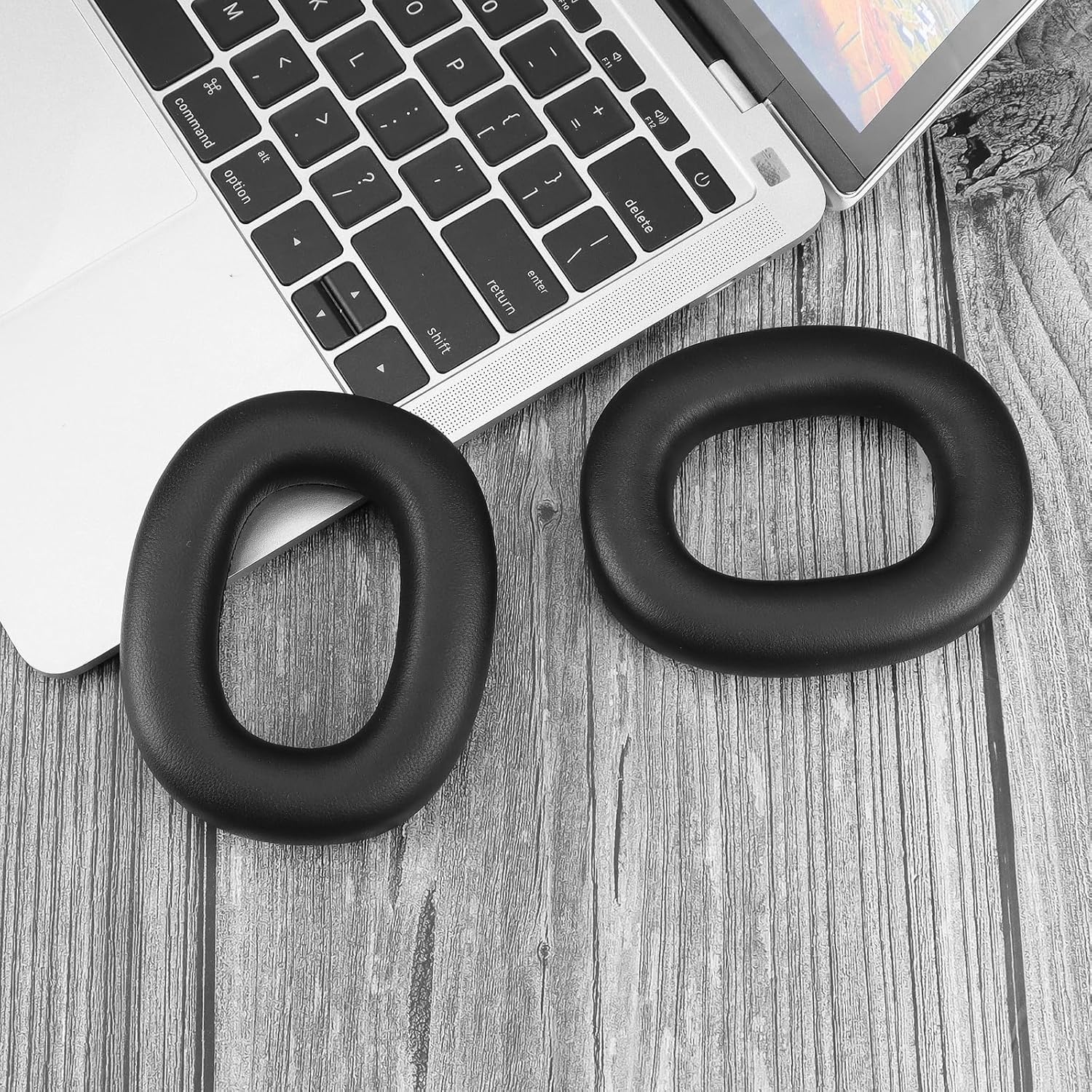 Replacement Earpads for Bowers & Wilkins PX8/PX7 S2 Wireless Noise-Cancelling Headphones(Do Not Fit PX7),Ear Pads Cushions with Noise Isolation Memory Foam,Sheepskin-Black