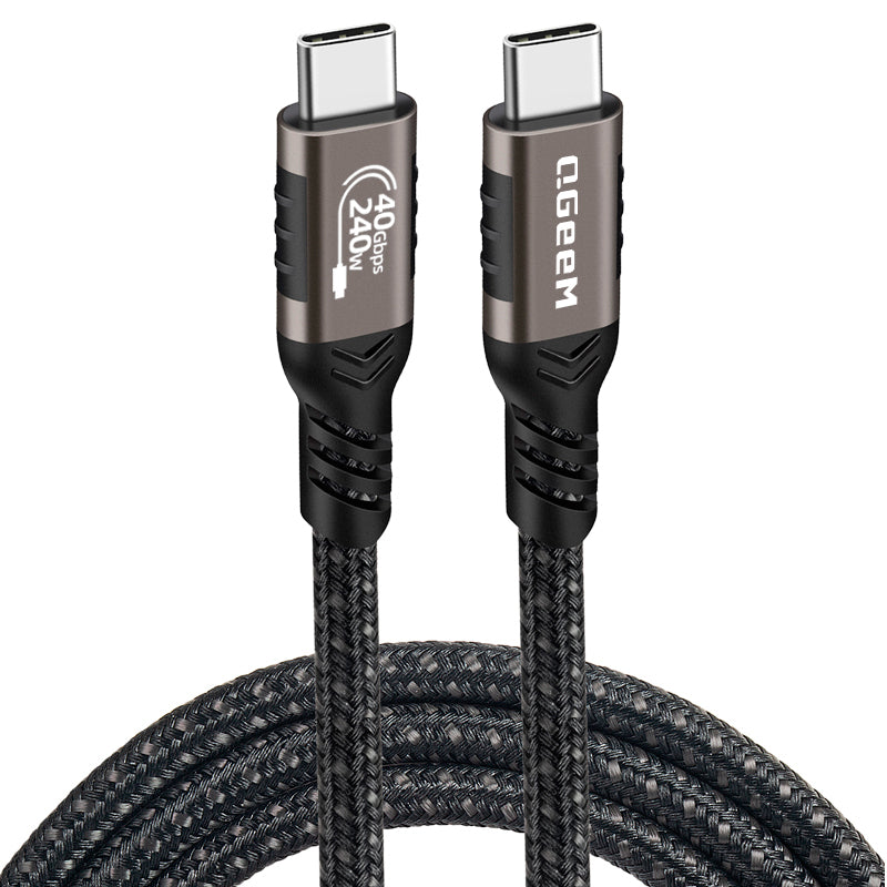 USB 4 Cable with Supports 8K HD Display,40 Gbps Data Transfer, 240W Charging USB C to USB C Cable