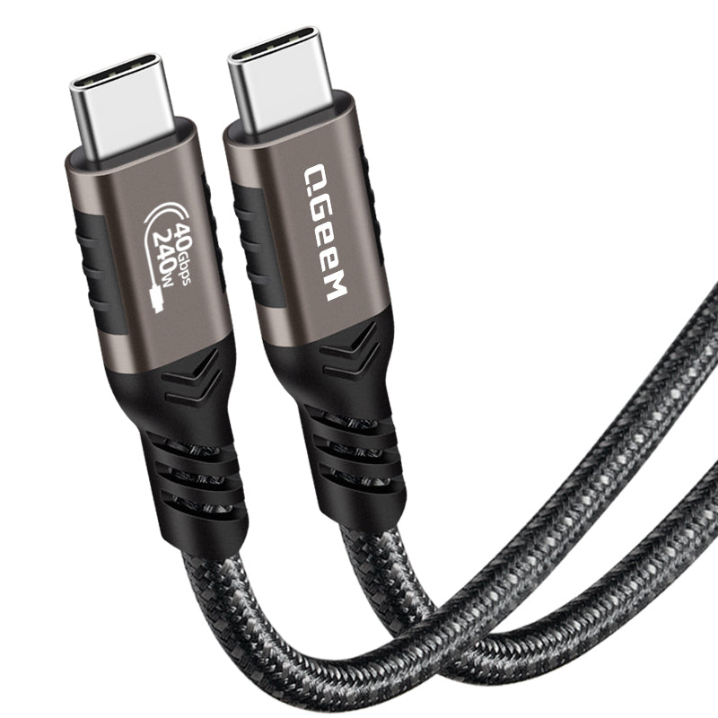 QGeeM USB4 Cable,8K Display 240W Charging with 40 Gbps