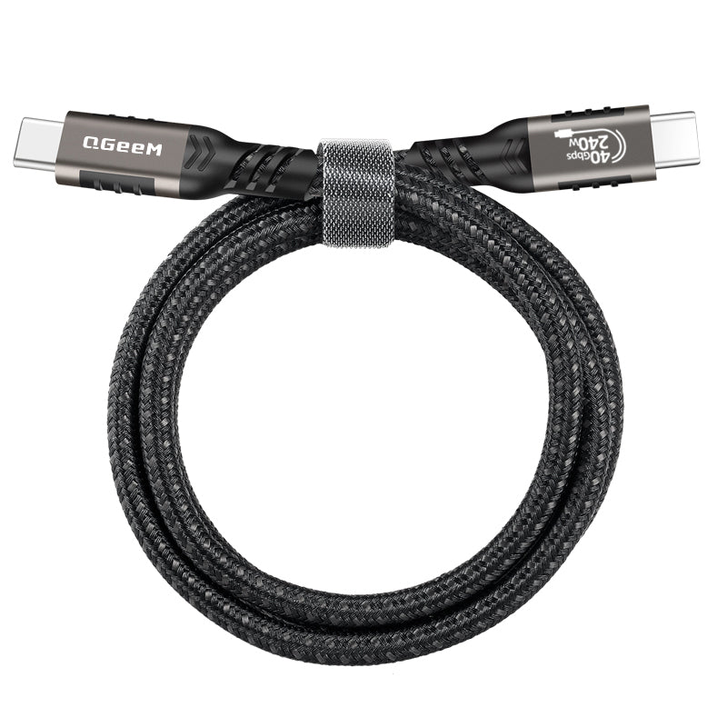 QGeeM USB4 Cable,8K Display 240W Charging with 40 Gbps