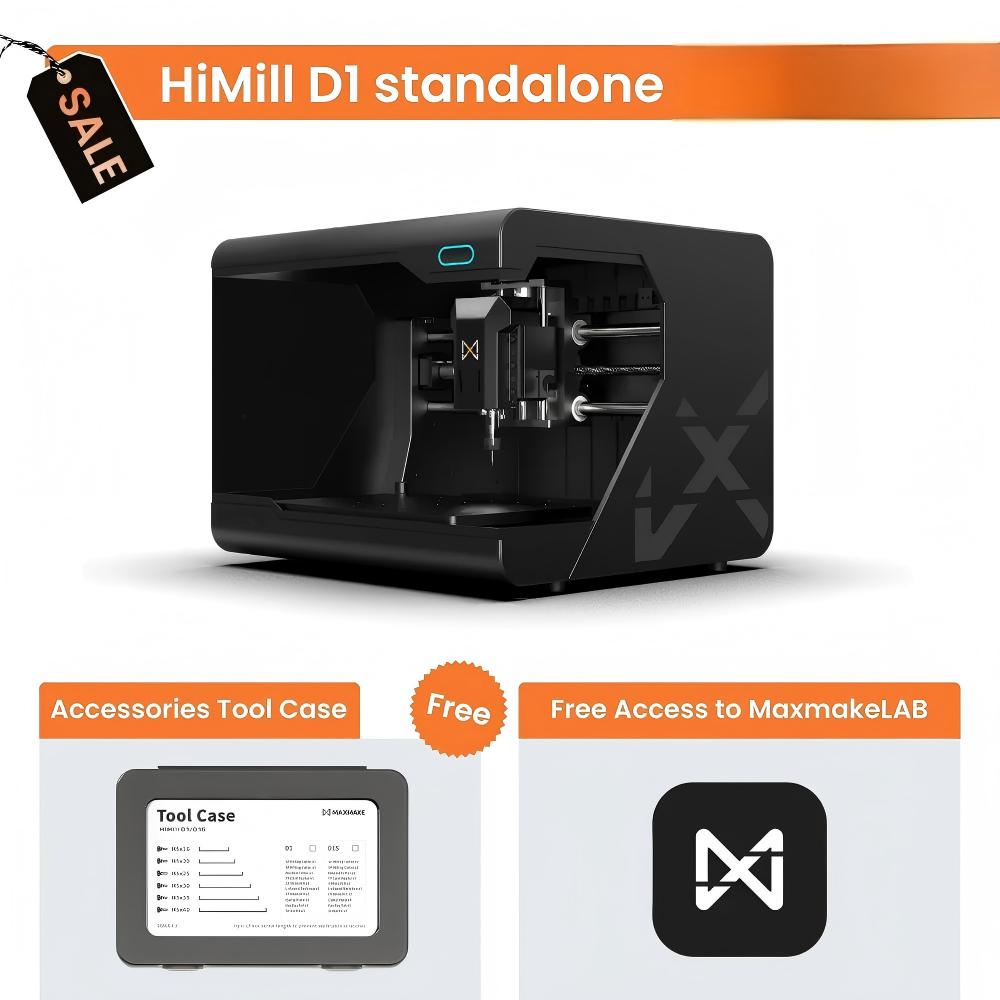 HiMill D1S - Pro Desktop CNC with Ball Screws & QTC