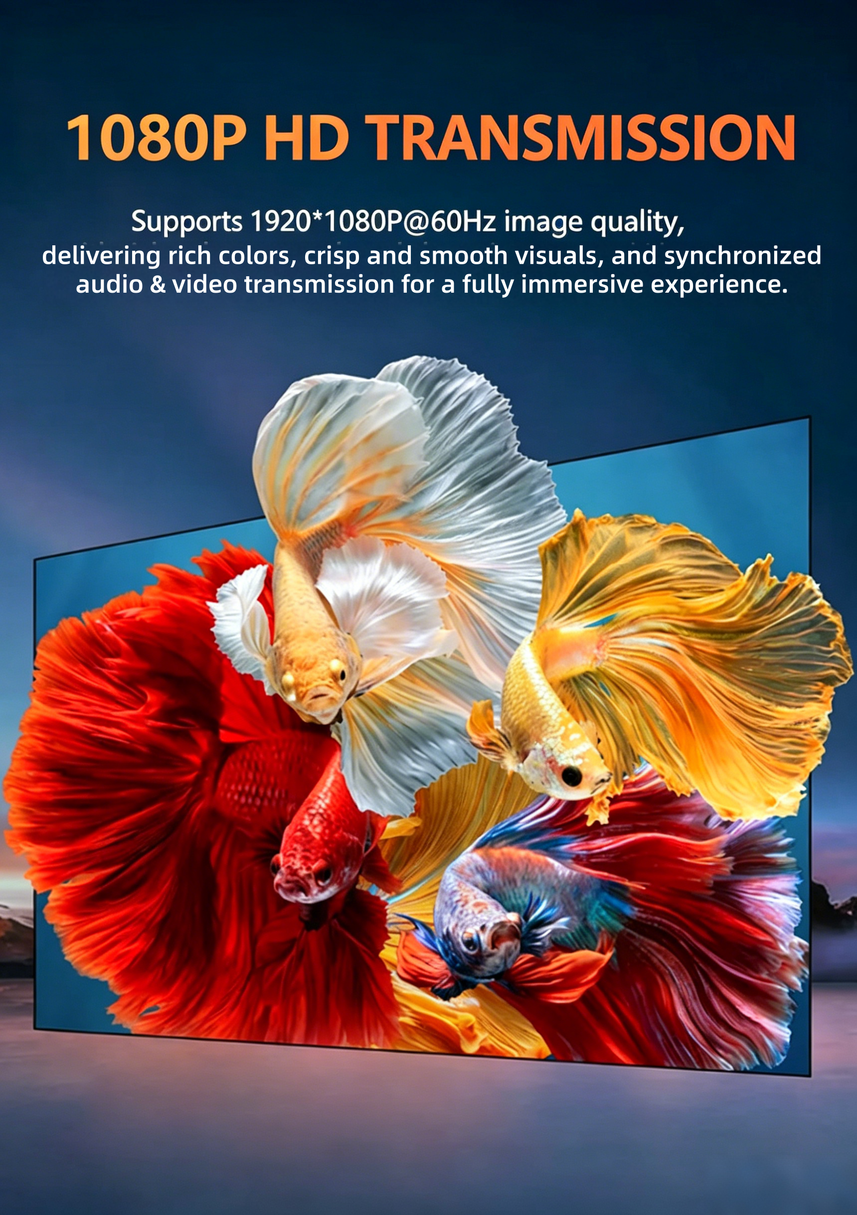 DP Ethernet extender 120 meters 4K HD DP1.4 signal stable computer connected to LED Display, GPU, Media Player, Streaming, Server-EX51-A-0-BK(XHD201)