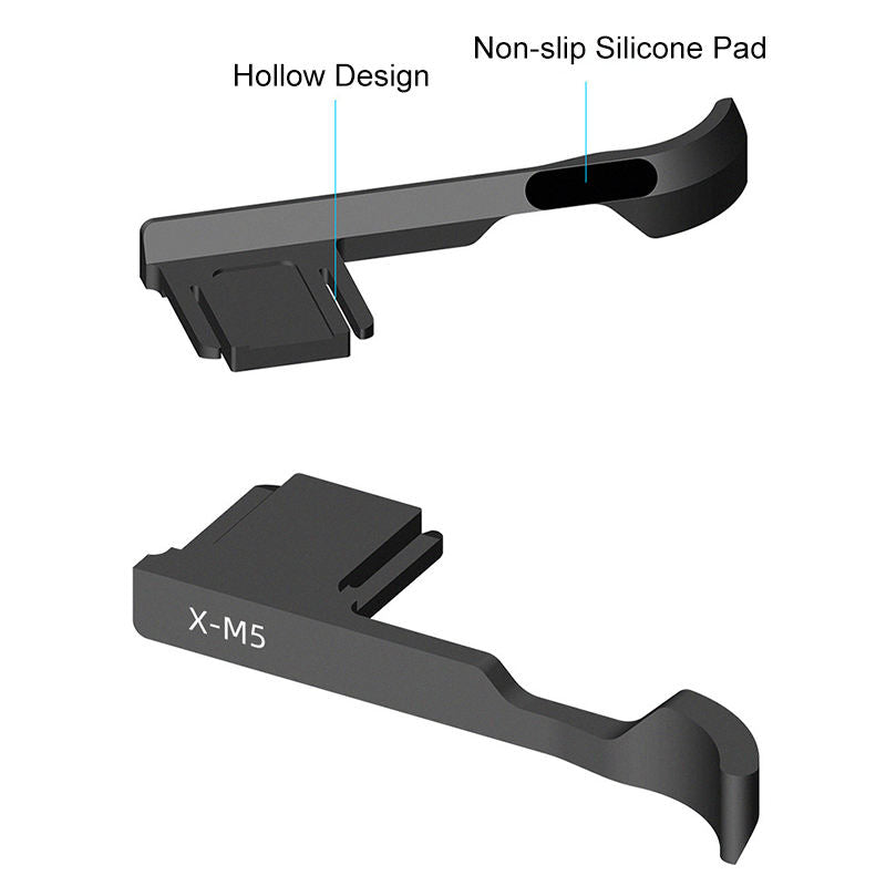 Hot Shoe Thumb Rest for Mirrorless Camera, Hot Shoe Grip Thumb Handle Compatible with XM5 Camera-X-M5-5856