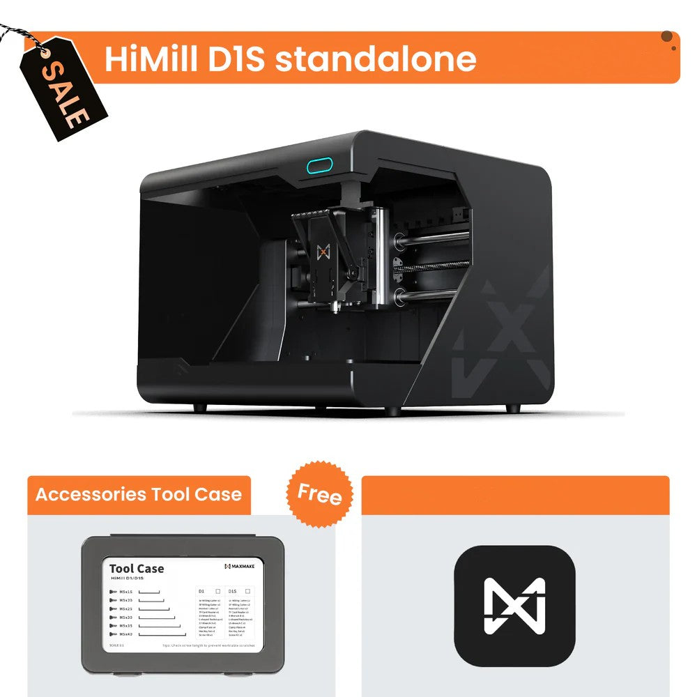 HiMill D1S - Pro Desktop CNC with Ball Screws & QTC