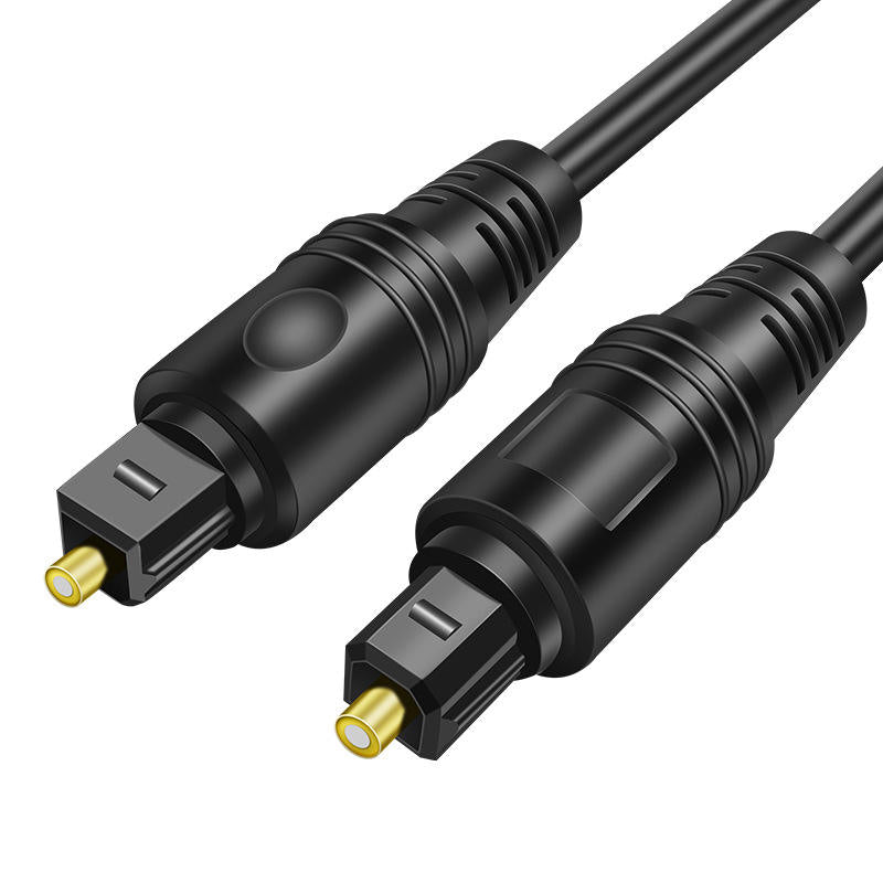TOSLINK Optical Audio Cable, S/PDIF Fiber Optic Cord Toslink Cable Male to Male Digital Optical Cable 5.1 Surround Sound, for Soundbar TV, Home Cinema Xbox One/PS4-AV81-A