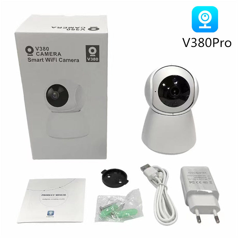 V380 Pro 3MP Wireless WiFi Baby Monitor IP Camera, Two-Way Audio Night Vision Human Motion Detection Wireless Home Surveillance Camera--P0095-1-V1-S1(ES-WI320VS)