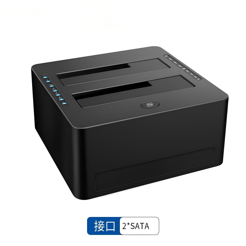 Dual-Bay Hard Drive Docking Station for USB TO 2.5 & 3.5 inch SATA HDD/SSD, Supports Offine Clone & UASP, 5Gbps, 2 * 10TB, USB 3.0 Hard Drive Reader for PC, Laptop, Windows, Mac OS, Linux, Black