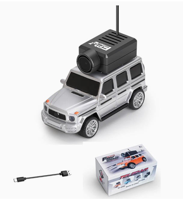 Mini Rc Car with Camera 1:64 Scale Remote Control With FPV,Rechargeable Wireless Toy, APP Operable 6405 6406