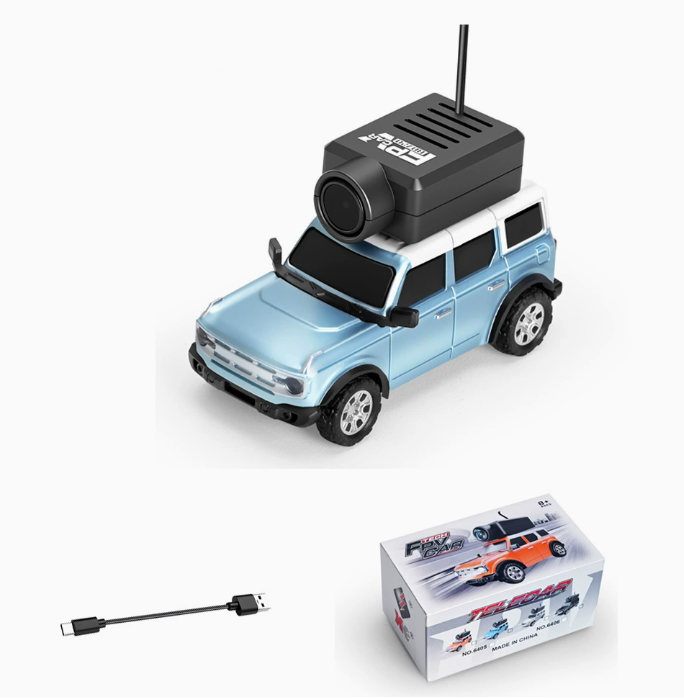 Mini Rc Car with Camera 1:64 Scale Remote Control With FPV,Rechargeable Wireless Toy, APP Operable 6405 6406