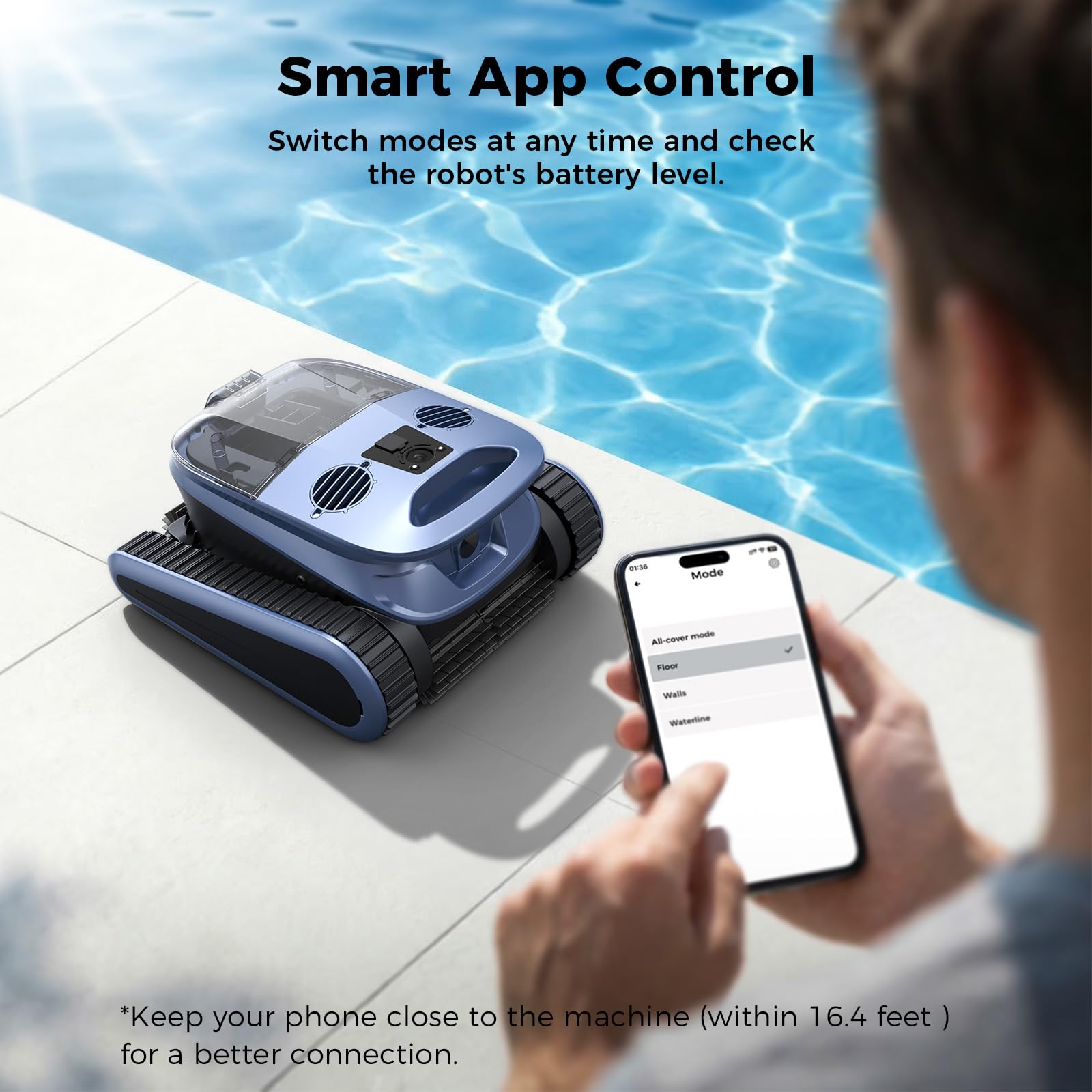 5600GPH Robotic Pool Cleaner,240Min Cordless Pool Vacuum for Inground Pools,3230 Sq.ft,2 Brushe&2 Motor,4-in-1 Wall&Waterline&Floor&Full Cover Cleaning,Smart Navigation,Dual Filtration-B0GKMGVDR7