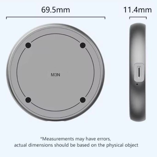 Magnetic 2230/2242 M.2 NVMe SSD Enclosure, 10Gbps USB 3.1 Type - C External SSD Case, Aluminum Portable Enclosure for NVMe M.2 2230/2242 SSD, Compatible with Windows/Mac/Linux/Android - QGeeM