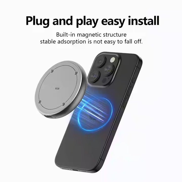 Magnetic 2230/2242 M.2 NVMe SSD Enclosure, 10Gbps USB 3.1 Type - C External SSD Case, Aluminum Portable Enclosure for NVMe M.2 2230/2242 SSD, Compatible with Windows/Mac/Linux/Android - QGeeM