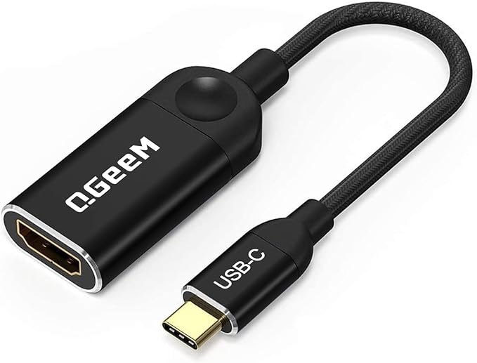 QGeeM USB C to HDMI Adapter-4K, Thunderbolt 3 - QGeeM