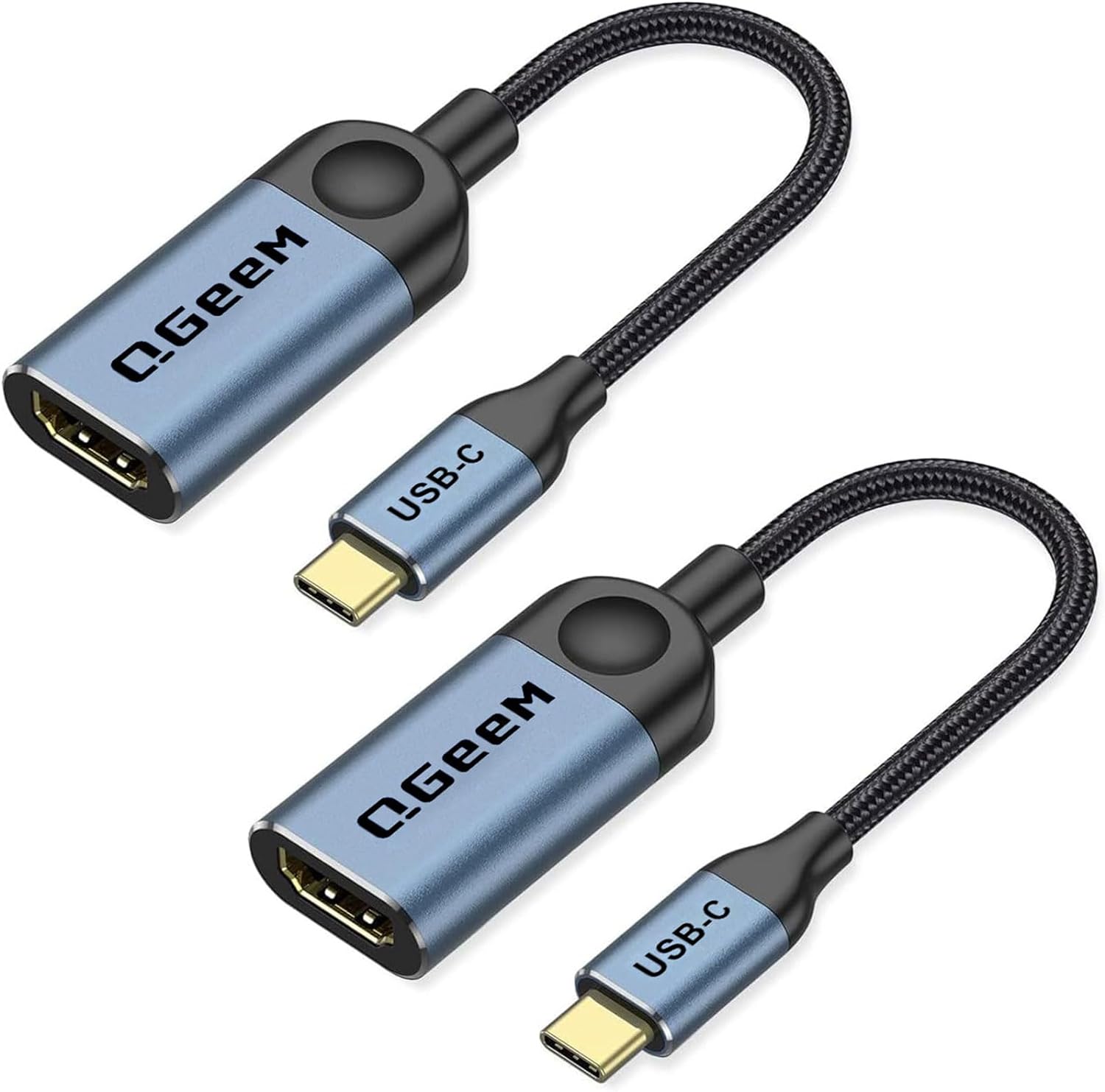 QGeeM USB C to HDMI Adapter-4K, Thunderbolt 3 - QGeeM