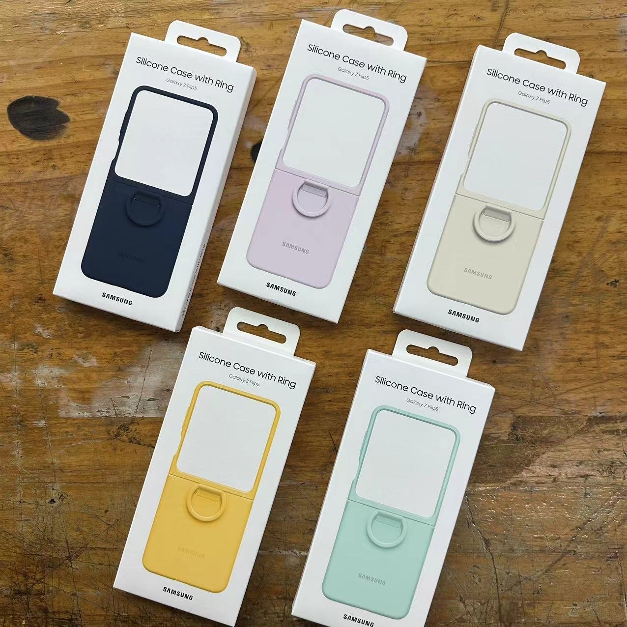 Samsung Galaxy zflip5 foldable screen Ring buckle case Original - QGeeM