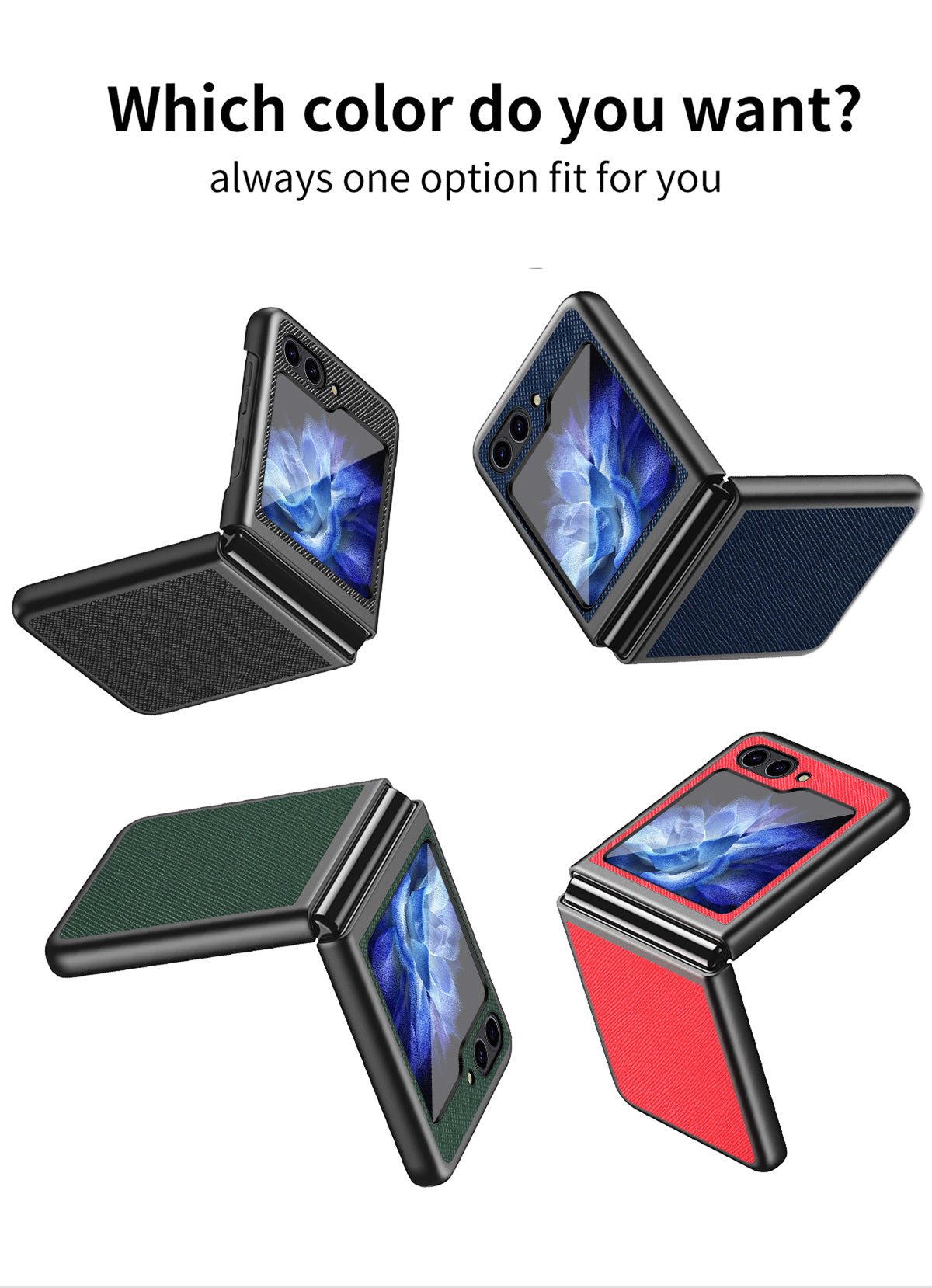 Suitable for Samsung ZFlip 5/6 foldable screen phone case with cross pattern - QGeeM