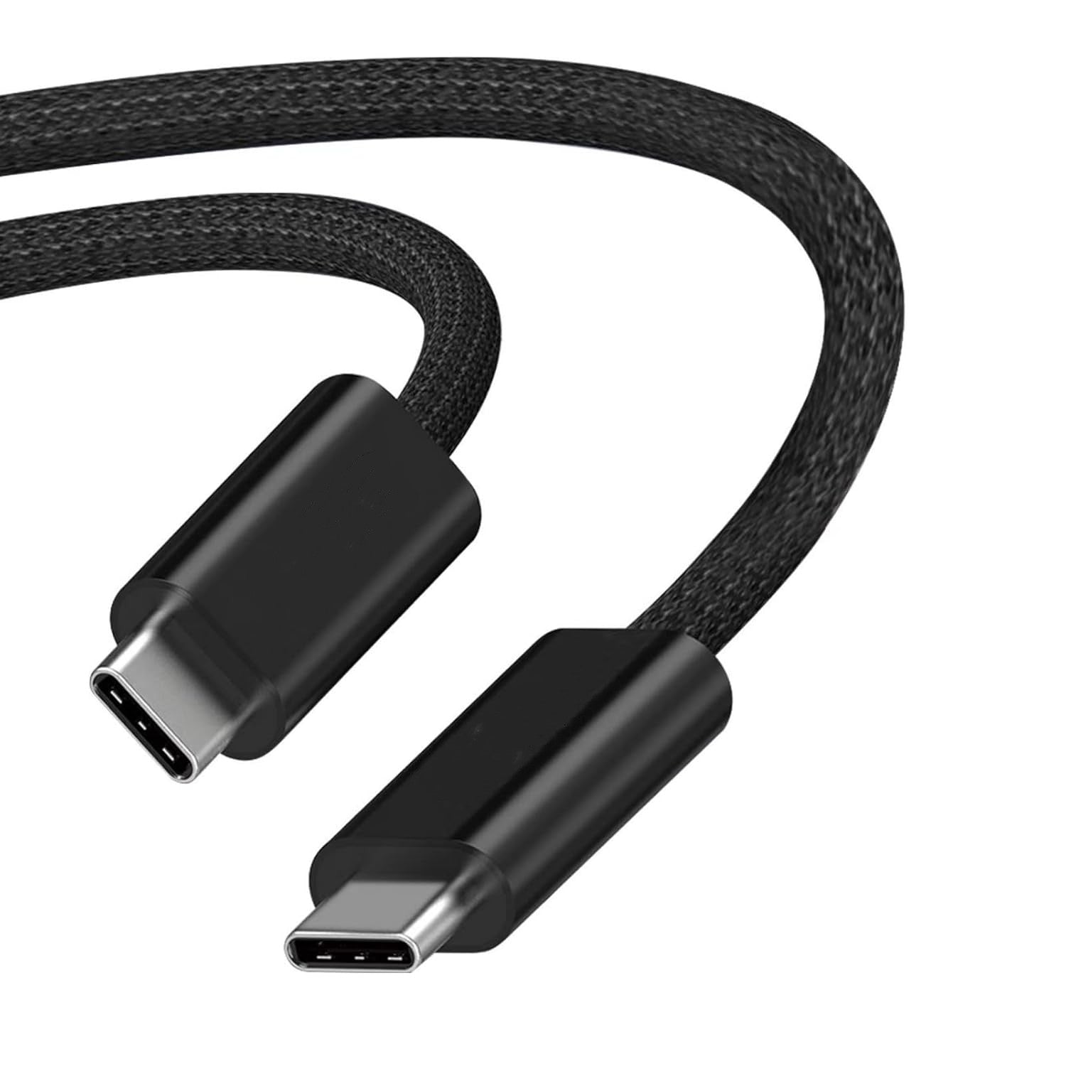USB 5 Cable,80Gbps Data Transfer,,240W Fast Charging,8K@60Hz,4k@120Hz&144Hz Display,Compatible with Thunderbolt 4 Cable,USB4,Apple Mac,iPhone - QGeeM