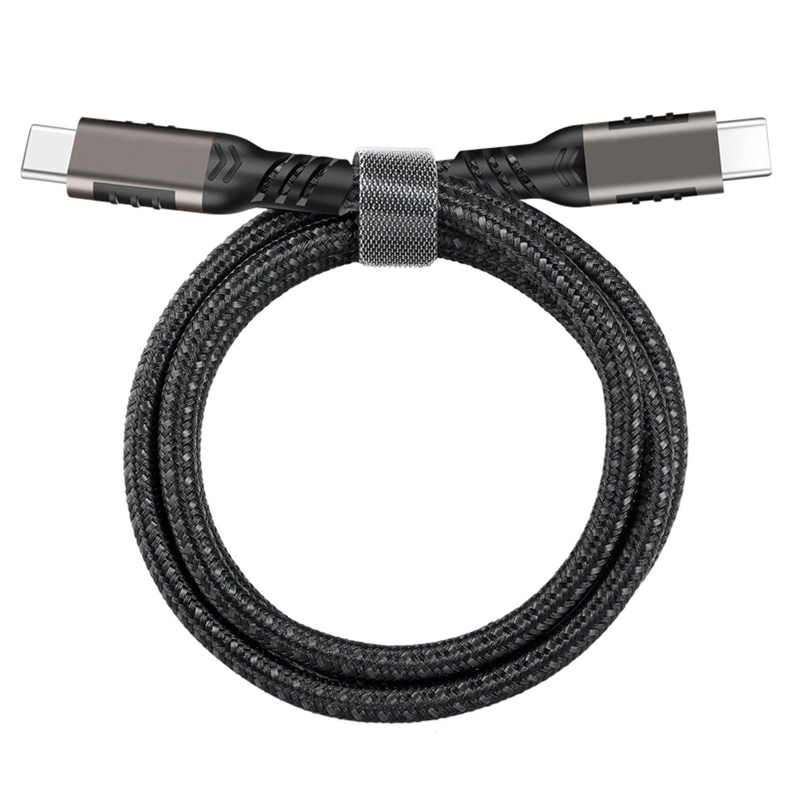 USB C to USB C Cable 240W, Nylon USB2.0 Cable, 480Mbps Data Transfer, 5A Fast Charging USB C Cables for iPhone 15 Series, Samsung Galaxy S23, MacBook Air/Pro - QGeeM