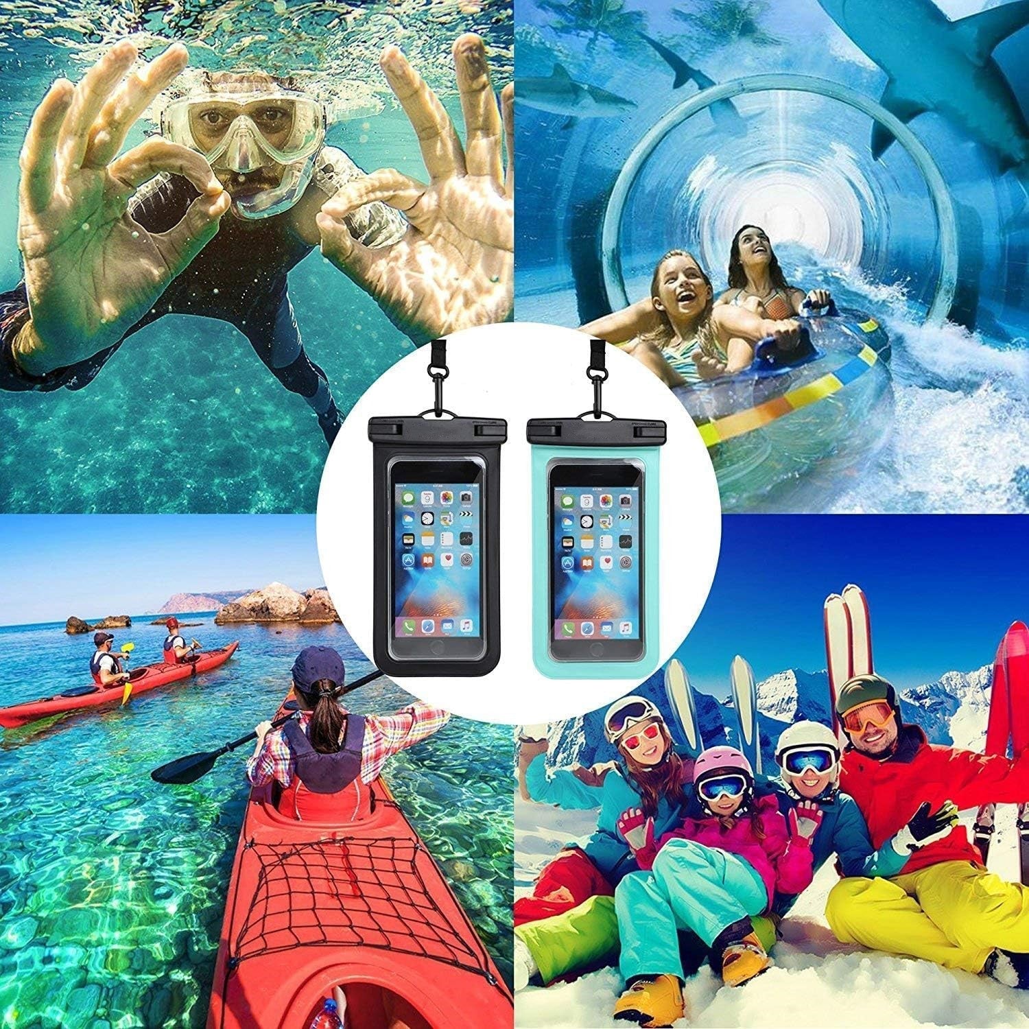 Colorful Waterproof Phone Pouch - QGeeM