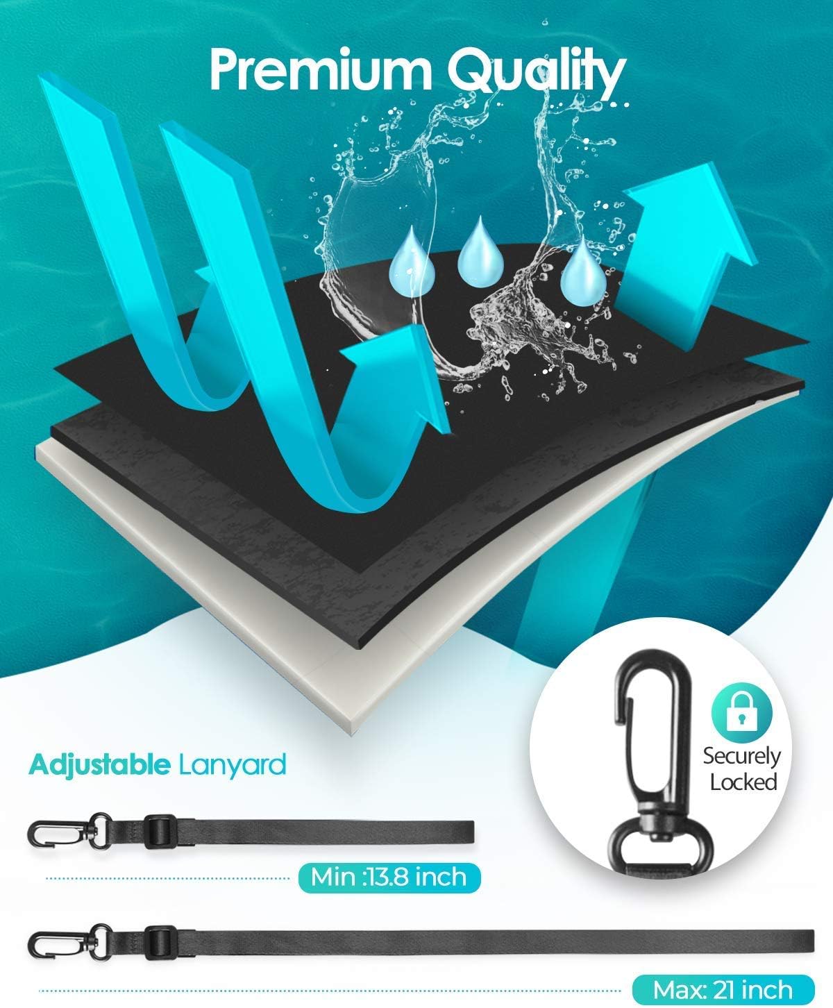 Colorful Waterproof Phone Pouch - QGeeM