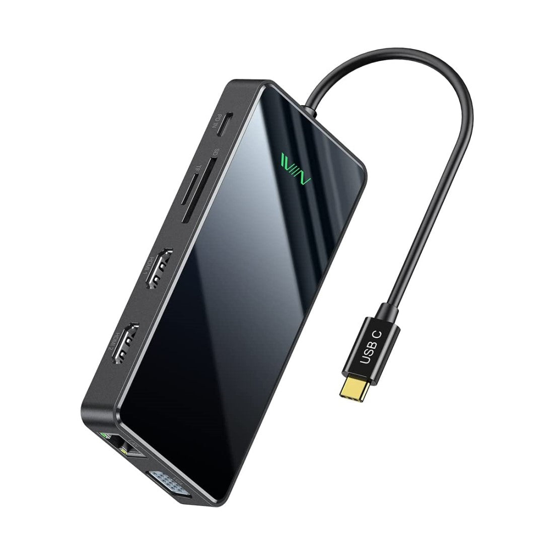 IVIIN 11-in-1 USB-C Quadruple Docking Station - QGeeM