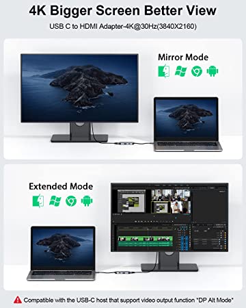 IVIIN 3-IN-1 USB C Hub - QGeeM