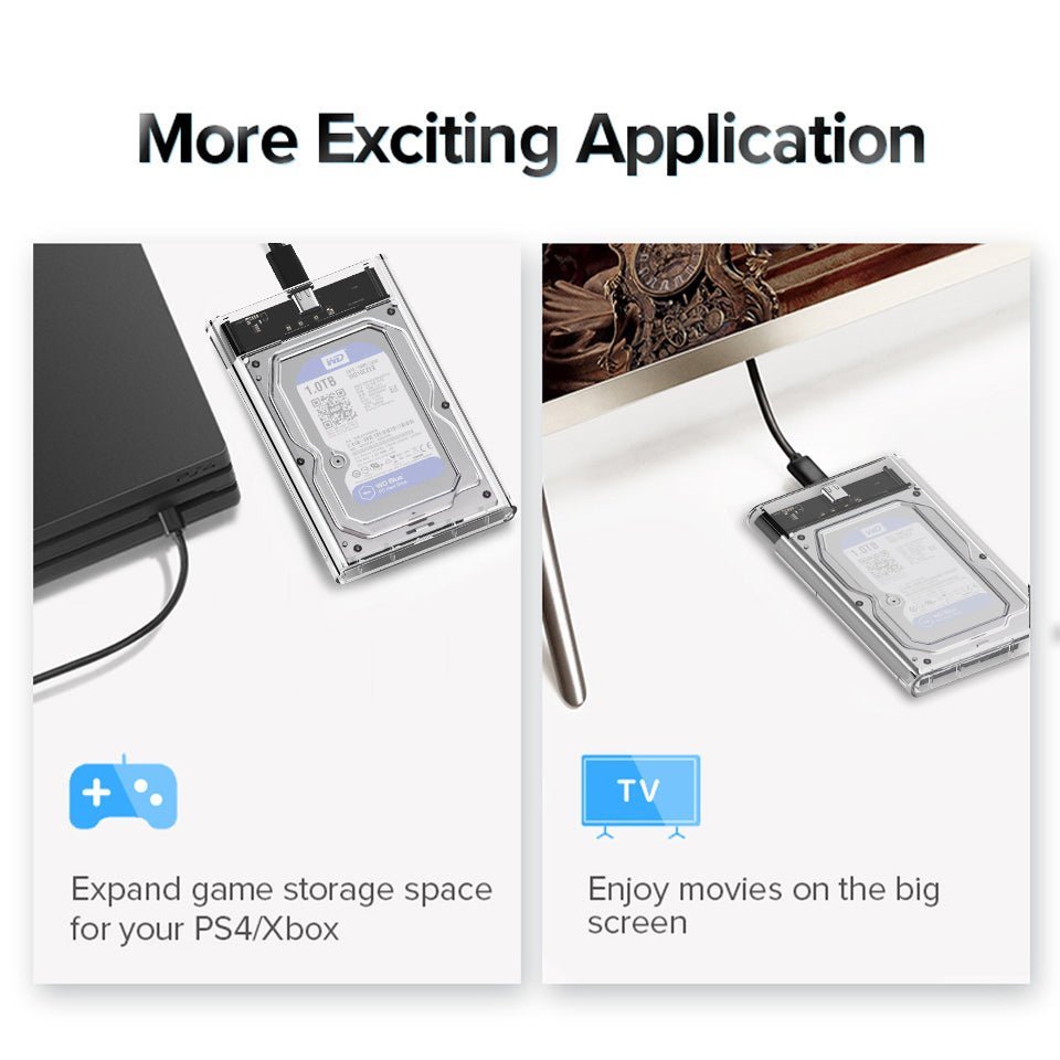 QGeeM 2.5" Hard Drive Enclosure - QGeeM