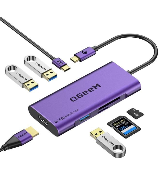 QGeeM 7-in-1 USB-C Hub - QGeeM