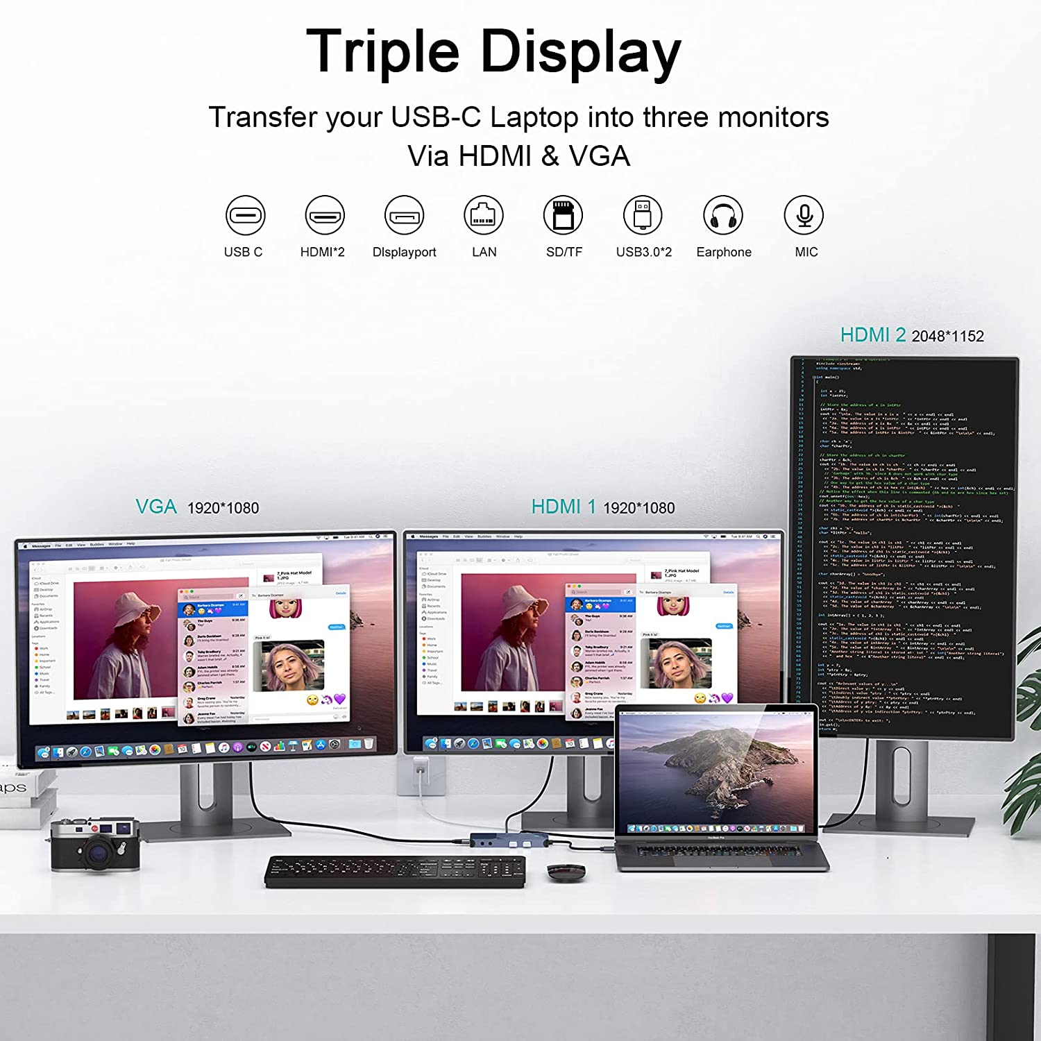 QGeeM 9-in-1 USB 3.0 Hub - QGeeM