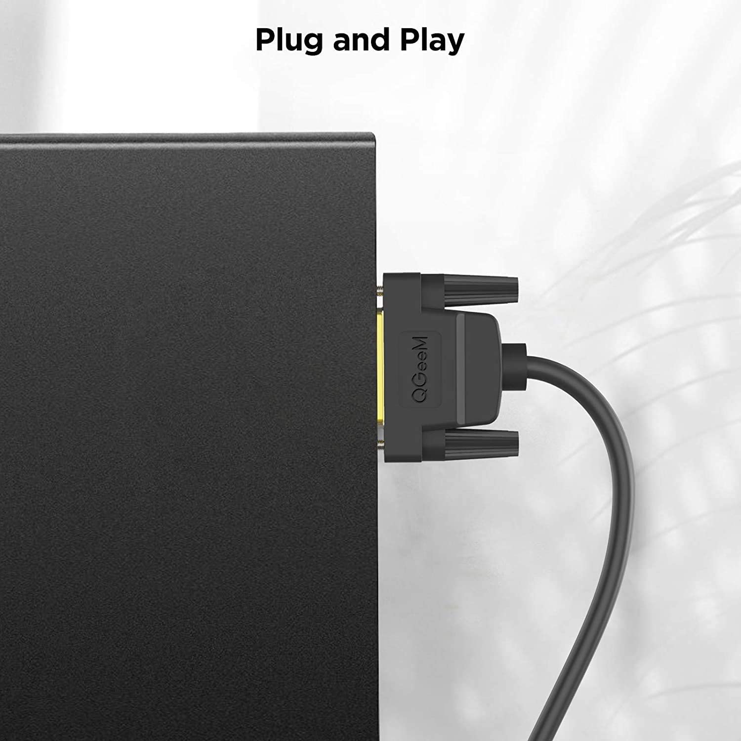 QGeeM DVI to DVI Cable Male to Male - QGeeM