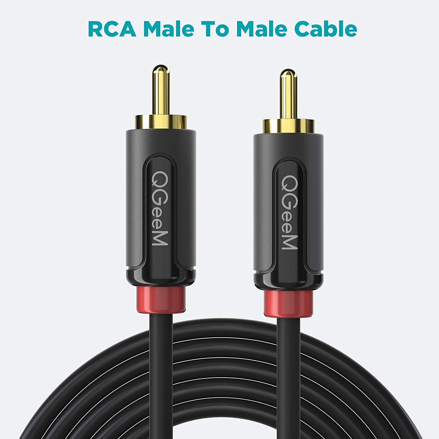 QGeeM RCA Male to Male Cable - QGeeM